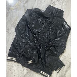 Size XL Heritage 1981 Black‎ Jacket with MULTI Pockets Sport Stripe